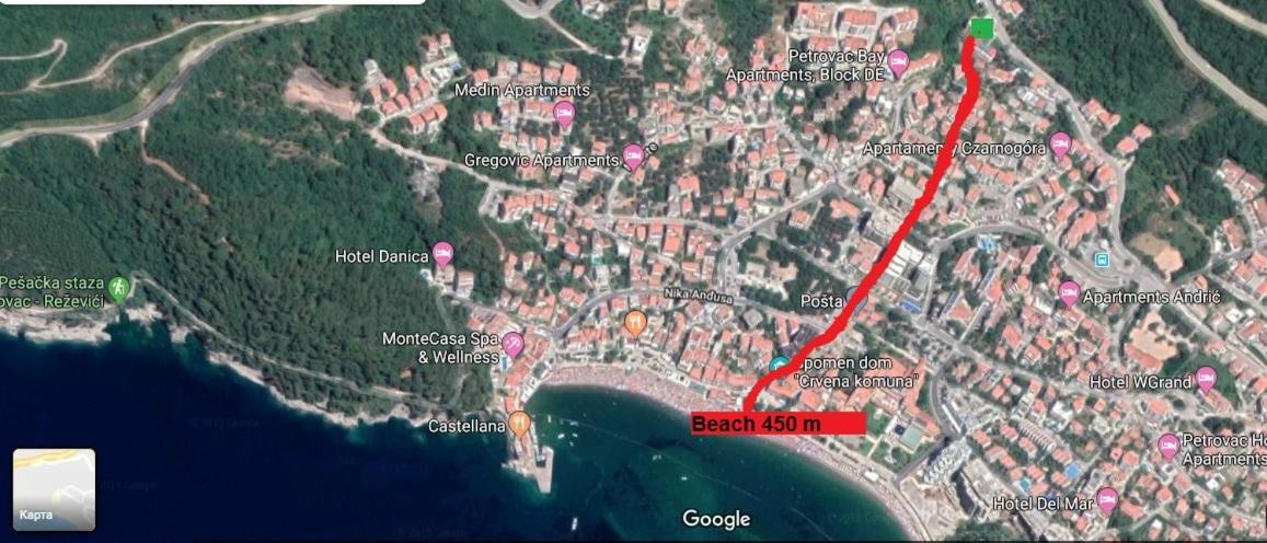 Apartment Green House Petrovac Exterior foto